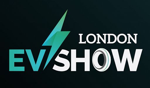 Logo for the London EV Show that Charles Endirect is attending