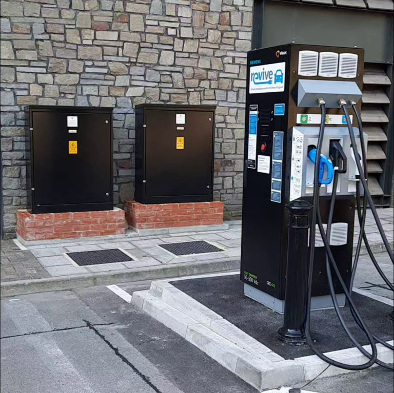 EV car charger and distribution pillars