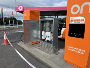 EV Charing station with power distribution equipment by Chales Endirect